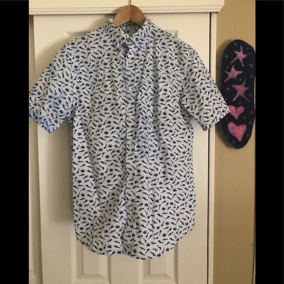 Old Navy Other - Old Navy, button up; scuba diver print. Size S men